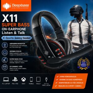 Gaming slušalice "Deepbass X11"