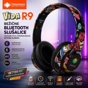 Slušalice Deepbass "VIDA R9"