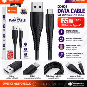 DEEPBASS KABAL DC-600 USB TO C